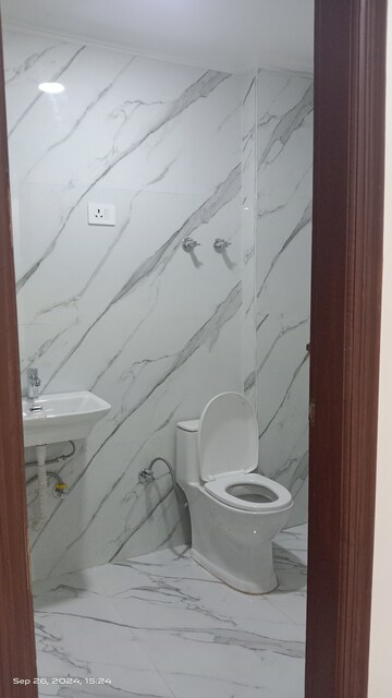 Bathroom in 2 BHK Builder Floor at Chattarpur – for Sale