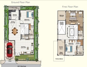 Master Plan in 3 BHK Villa at Squarius Green Ridge, Kowkoor – for Sale