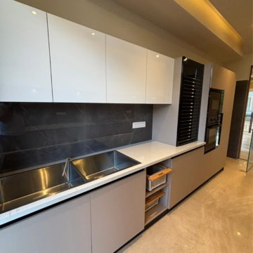 Kitchen in 4 BHK Builder Floor at Sushant Lok 3, Sector 57 – for Sale