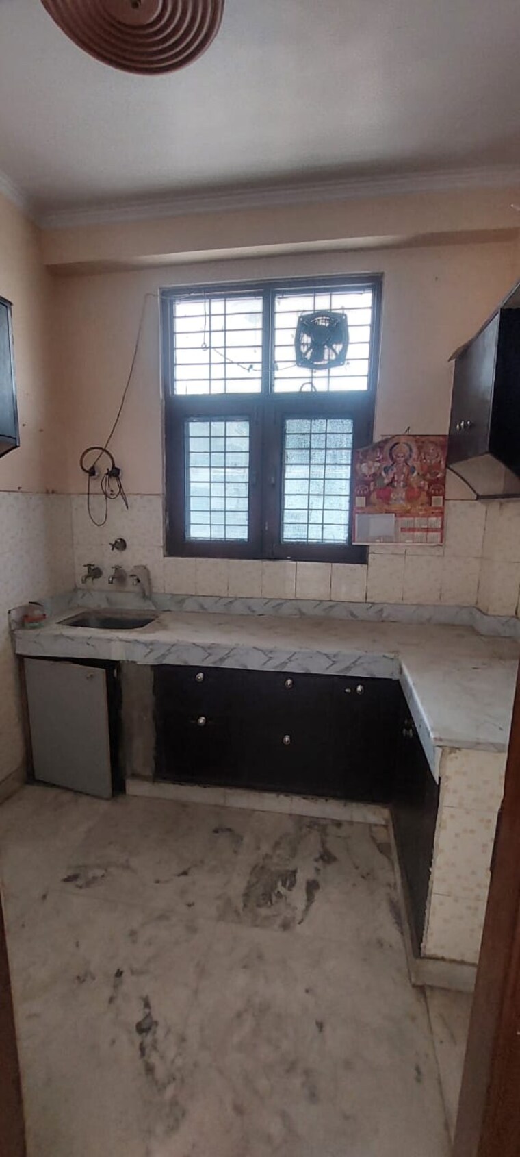 Kitchen, om-builder-floors 2 Bedroom 1230 Sq.Ft. Builder Floor In Green Fields Colony Faridabad 7612737