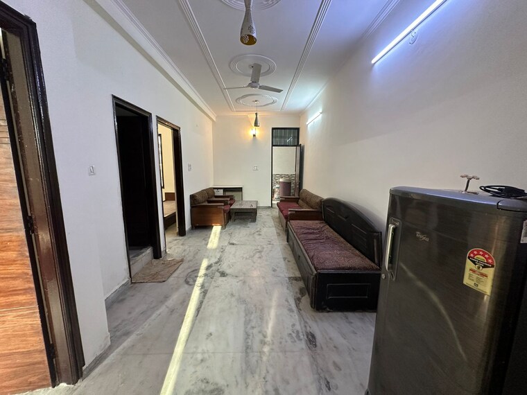 Kitchen, om-builder-floors 2 Bedroom 1350 Sq.Ft. Builder Floor In Green Fields Colony Faridabad 7612747