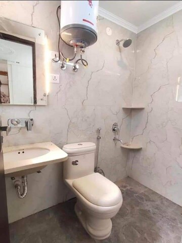 Bathroom in 2 BHK Builder Floor at Chattarpur – for Sale