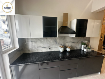 Kitchen in 3 BHK Apartment at Peer Mucchalla – for Sale