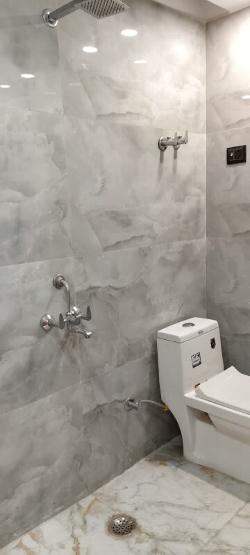 Bathroom in 3 BHK Builder Floor at Chattarpur – for Sale