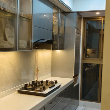Kitchen in 2 BHK Apartment at Raymond Ten X Habitat, Swastik Garden – for Sale