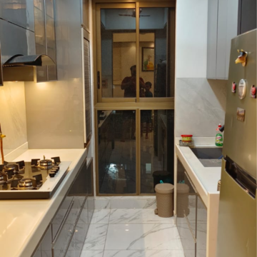 Kitchen in 2 BHK Apartment at Raymond Ten X Habitat, Swastik Garden – for Sale