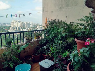Balcony in 3 BHK Apartment at Kolte Patil Margosa Heights, Mohammadwadi – for Sale
