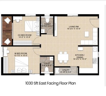 Floor Plan in 2 BHK Apartment at Shivantha Gardenia, Isnapur – for Sale