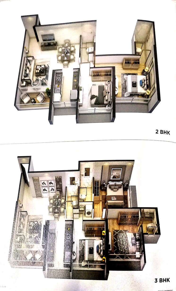 Floor Plan, millennium-celesta 3 Bedroom 1656 Sq.Ft. Apartment In Kharghar Sector 34 Navi Mumbai 7617915