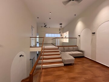 Staircase in 4 BHK Independent House at Maradu – for Rent