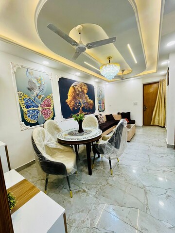Living Room in 3 BHK Builder Floor at Dwarka Mor – for Sale