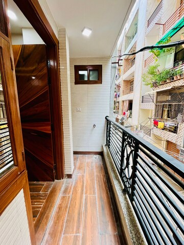 Balcony in 3 BHK Builder Floor at Dwarka Mor – for Sale
