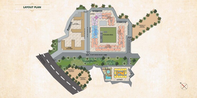 Master Plan, arihant-aspire 1 Bedroom 650 Sq.Ft. Apartment In Palaspe Phata Navi Mumbai 7618726