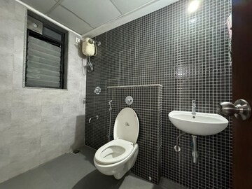 Bathroom in 2 BHK Apartment at Lodha Palava City Lakeshore Greens, Dombivli East – for Rent