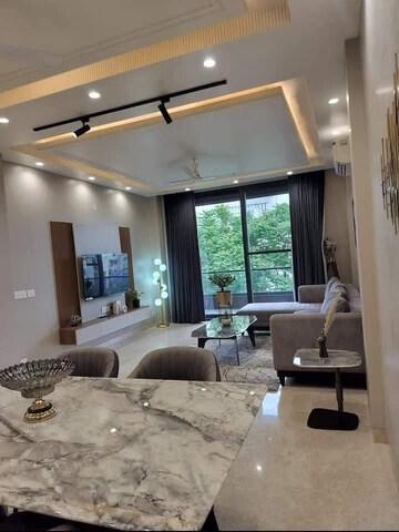 Living Room in 3 BHK Builder Floor at Ansal API Esencia, Sector 67 – for Sale