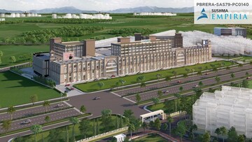  Showroom – Exterior View View at Sushma Empiria, International Airport Road - for Sale
