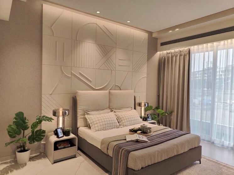 Bedroom, dosti-willow 3 Bedroom 1264 Sq.Ft. Apartment In Balkum Pada Thane 7622023
