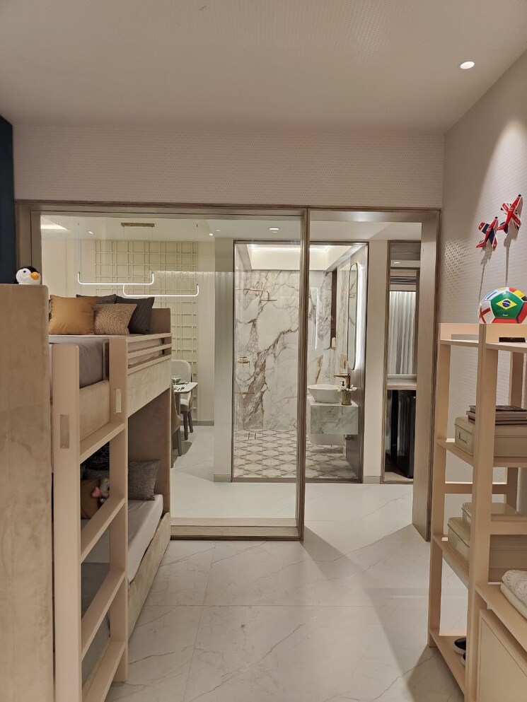 Master Bedroom, dosti-willow 3 Bedroom 1264 Sq.Ft. Apartment In Balkum Pada Thane 7622023