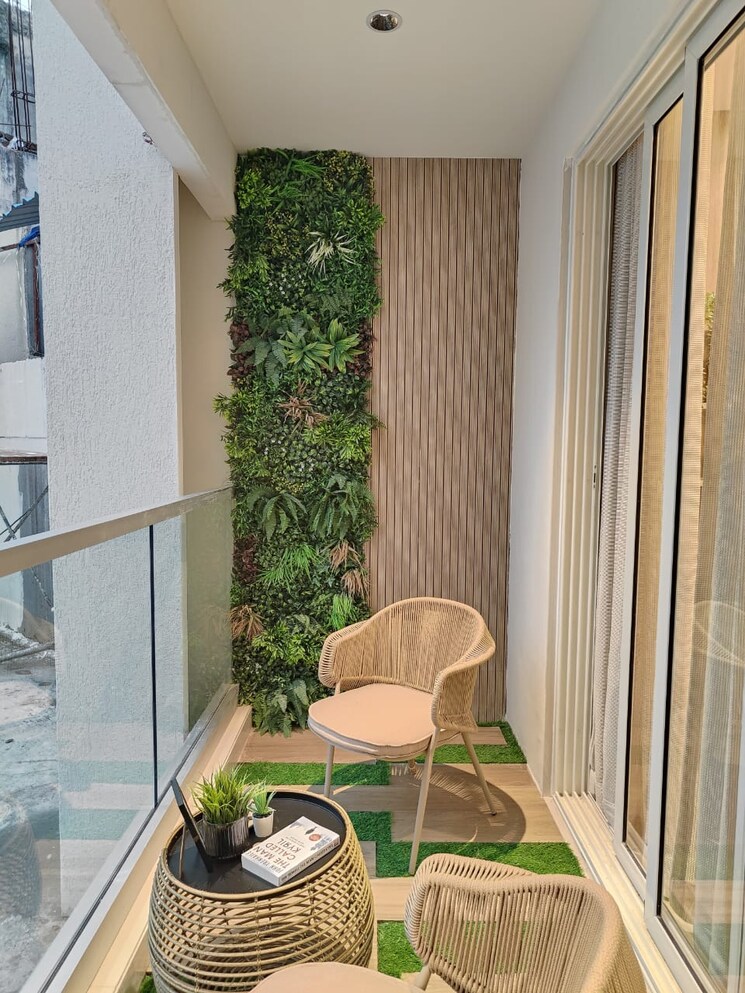 Balcony, dosti-willow 3 Bedroom 1264 Sq.Ft. Apartment In Balkum Pada Thane 7622023