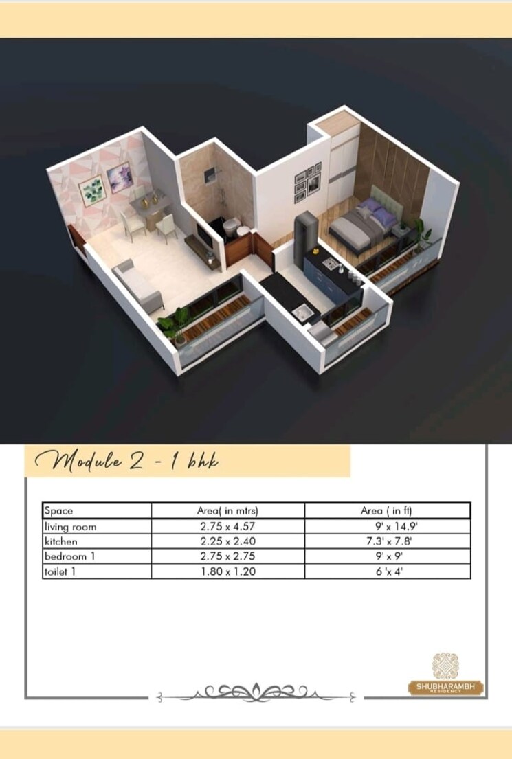 Other, aarambh-shubharambh-residency 1 Bedroom 610 Sq.Ft. Apartment In Kalher Thane 7622024