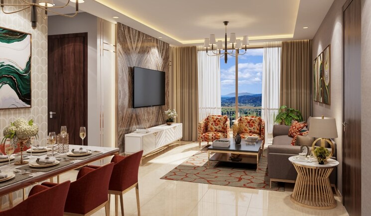 Living Room, new-front-48-central-park 1 Bedroom 473 Sq.Ft. Apartment In Hadapsar Pune 7622401