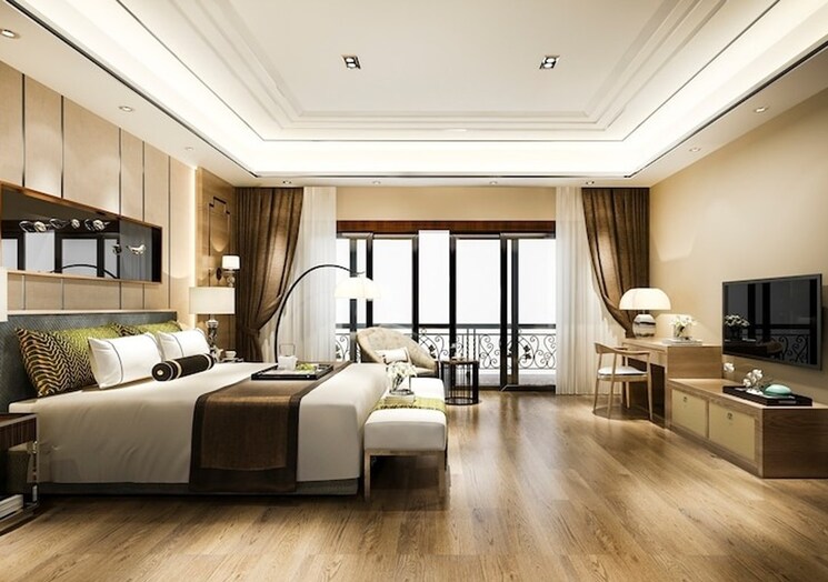 Bedroom, shapoorji-pallonji-kingstown 3 Bedroom 1503 Sq.Ft. Apartment In Hadapsar Pune 7622465