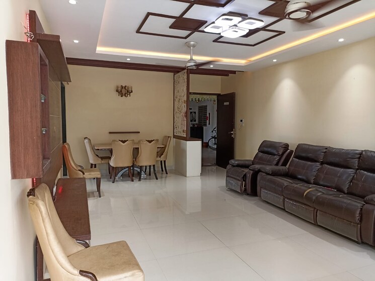 Living Room, elina 3 Bedroom 1650 Sq.Ft. Apartment In Mohammadwadi Pune 7622565