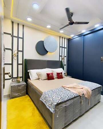 Bedroom in 3 BHK Builder Floor at Mahavir Enclave – for Sale