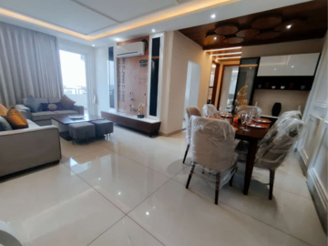 Living Room in 4 BHK Apartment at MRS Hi Greens, Kishanpura – for Sale
