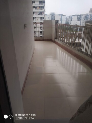 Balcony in 3 BHK Apartment at Golden Sand Apartments, Dhakoli Village – for Sale