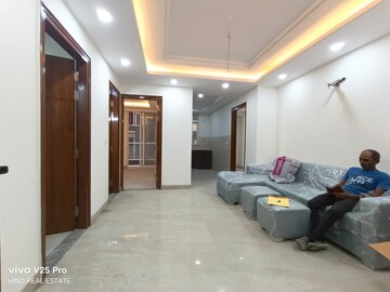 Living Room in 3 BHK Builder Floor at Chattarpur – for Sale