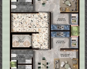 2 BHK Builder Floor For Sale in Mahavir Enclave 1