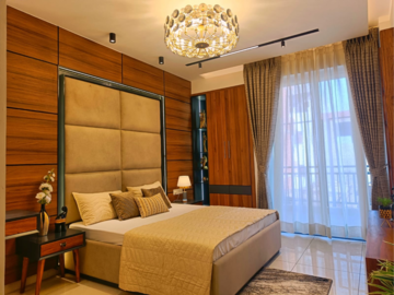 Living Room in 3 BHK Apartment at Green Valley Residencia, Nagla Road – for Sale