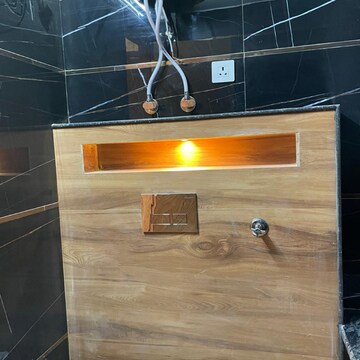 Kitchen in 4 BHK Apartment at Mansarovar Park – for Sale