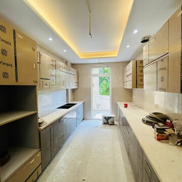 Kitchen in 4 BHK Builder Floor at South City 2 – for Sale