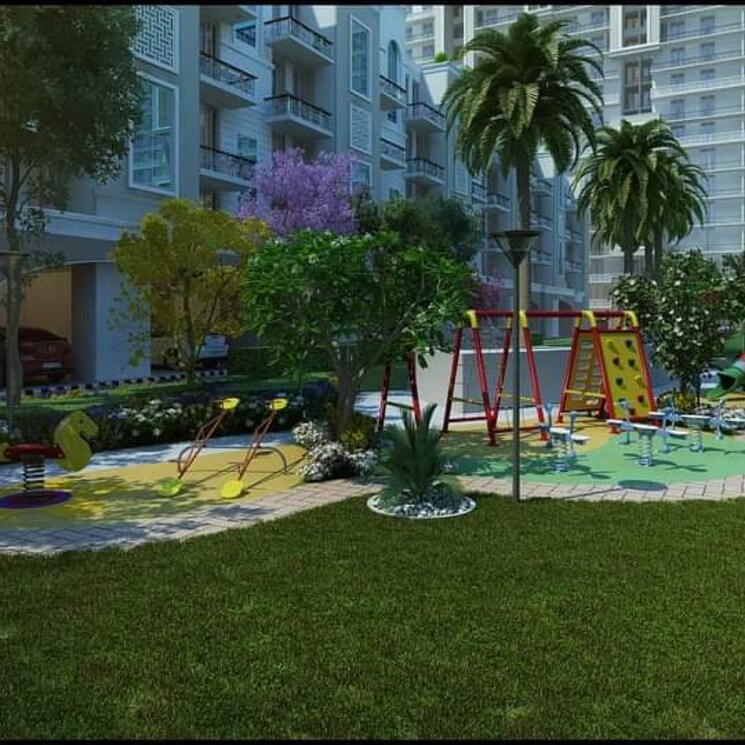 Garden, somsons-imperial-towers 3 Bedroom 1450 Sq.Ft. Apartment In Kishanpura Zirakpur 7630528