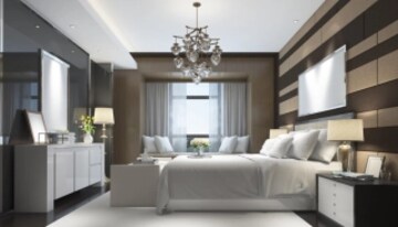Bedroom in 3 BHK Apartment at Mantra Sky Homes, Magarpatta City – for Sale