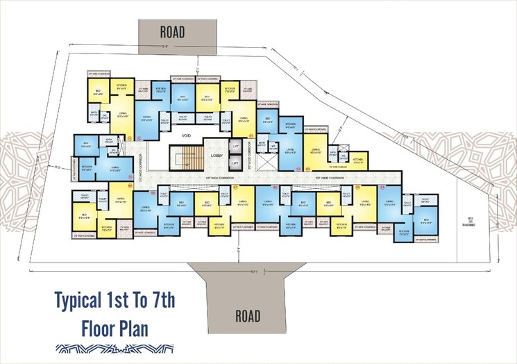 Floor Plan, vm-residency-khopoli 1 Bedroom 541 Sq.Ft. Apartment In Khopoli Navi Mumbai 7631371