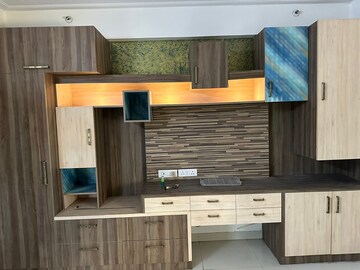 Kitchen in 3.5 BHK Apartment at Purvanchal Royal Park, Sector 137 – for Sale