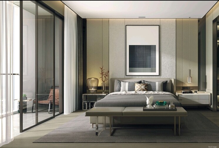 Master Bedroom, kumar-privie-sanctum 4 Bedroom 3048 Sq.Ft. Apartment In Baner Pune 7631844