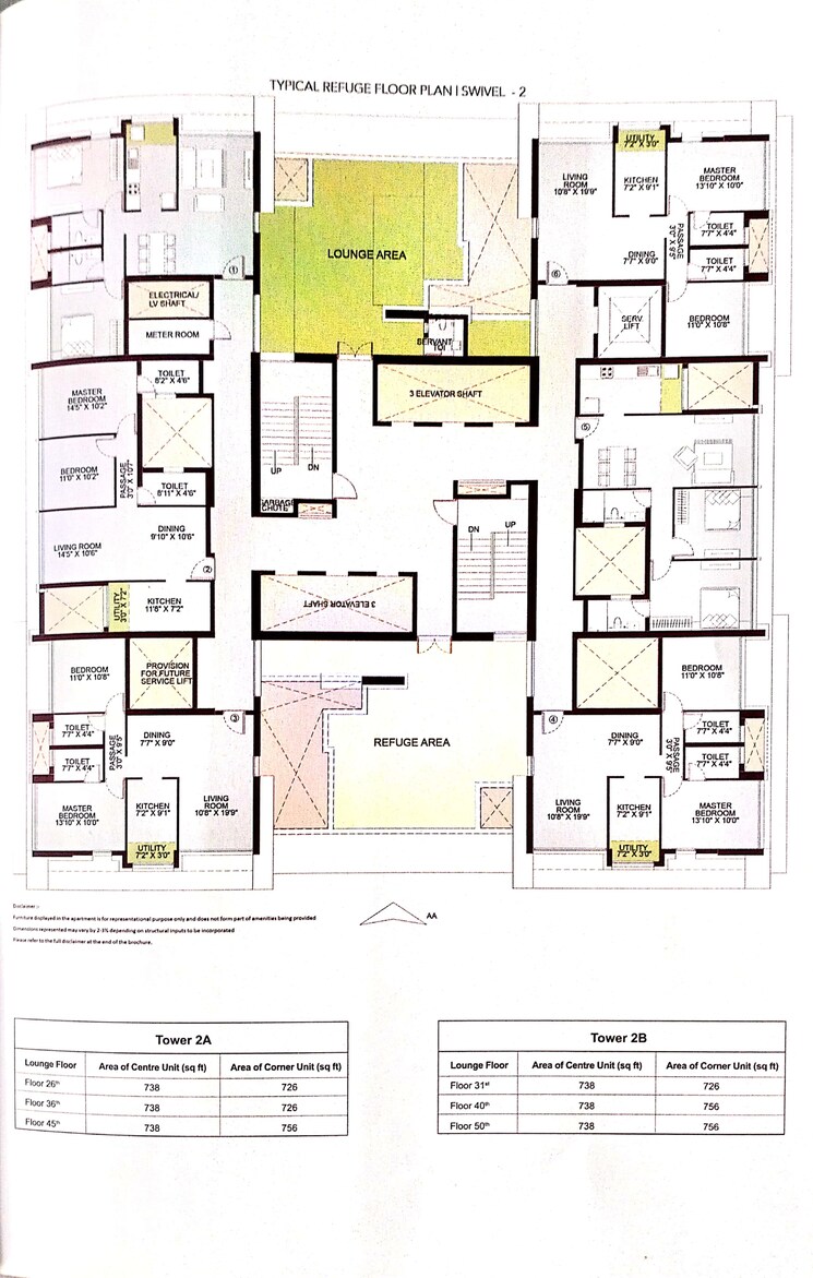 Floor Plan, adhiraj-samyama 1 Bedroom 690 Sq.Ft. Apartment In Kharghar Navi Mumbai 7632801
