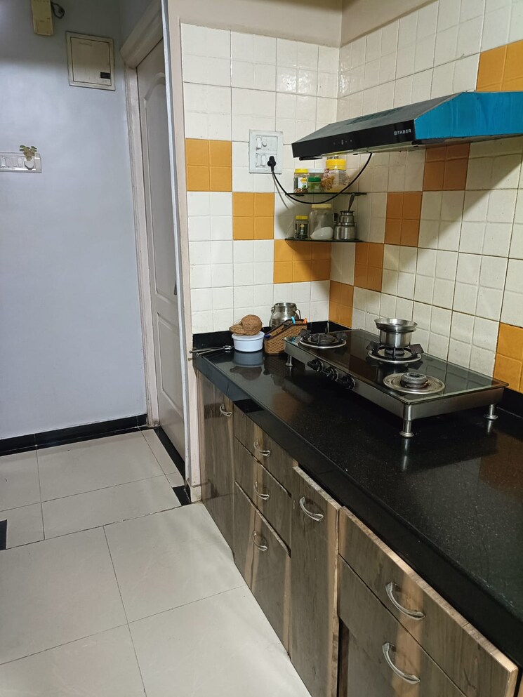 Kitchen, cosmos-park 1 Bedroom 465 Sq.Ft. Apartment In Ghodbunder Road Thane 7633598