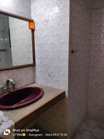 Bathroom in 3 BHK Apartment at C Dot Co operative Group Housing Society, Sector 56 – for Sale