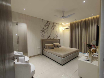 Living Room in 3 BHK Apartment at Maya Green Lotus Utsav, International Airport Road – for Sale