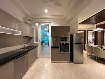 Kitchen in 3 BHK Apartment at Maya Green Lotus Utsav, International Airport Road – for Sale