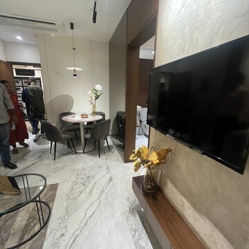 Living Room in 1 BHK Apartment at Dosti West County, Kolshet Industrial Area – for Sale