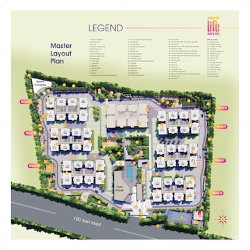 Master Plan in 3 BHK Apartment at Vision Arsha, Tellapur – for Sale