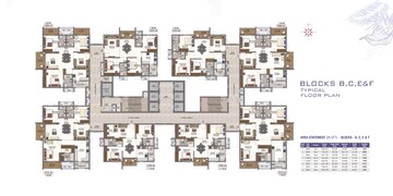Floor Plan in 3.5 BHK Apartment at Vision Arsha, Tellapur – for Sale