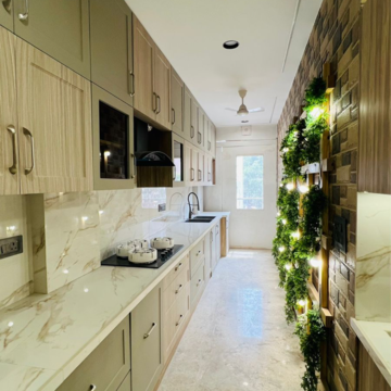 Kitchen in 4 BHK Builder Floor at South City 2 – for Sale