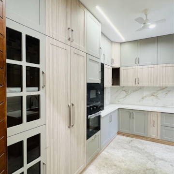 Kitchen in 4 BHK Builder Floor at South City 2 – for Sale